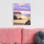 Toile Soleil couchant sur la Mer (Insitu(Salon))