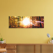 Toile Soleil dans la forêt automnale (Insitu(Salon))
