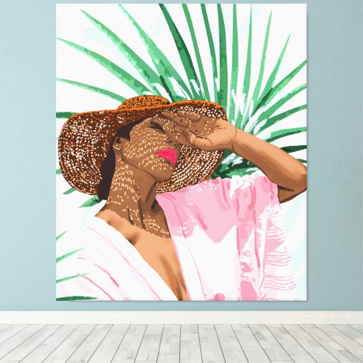 Toile Soleil dans mon âme (Insitu (Plancher de Bois))