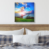 Toile Soleil de Golden Gate (Insitu(Chambre))