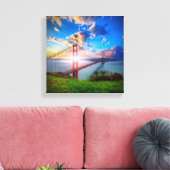 Toile Soleil de Golden Gate (Insitu(Salon))