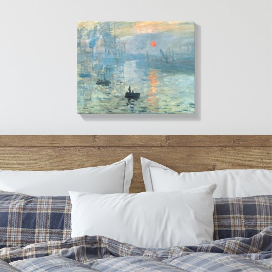 Toile Soleil de l'impression Claude Monet (Insitu(Chambre))