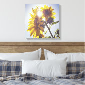 Toile Soleil Derrière Les Tournesols (Insitu(Chambre))