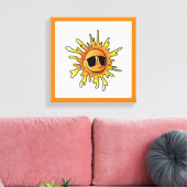 Toile SOLEIL D'ÉTÉ cool (Insitu(Salon))