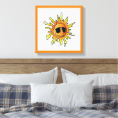 Toile SOLEIL D'ÉTÉ cool (Insitu(Chambre))