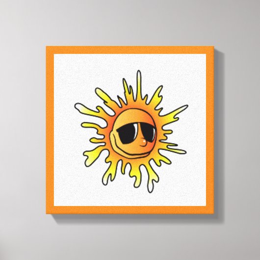 Toile SOLEIL D'ÉTÉ cool (Recto)