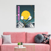 Toile Soleil doré, oiseaux de montagne (Insitu(Salon))