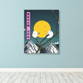 Toile Soleil doré, oiseaux de montagne (Insitu (Plancher de Bois))