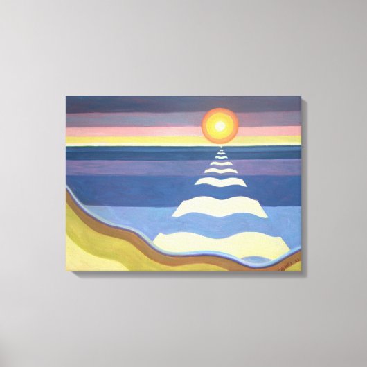 Toile Soleil du soir 2003 (Recto)
