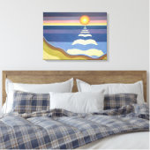 Toile Soleil du soir 2003 (Insitu(Chambre))