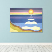 Toile Soleil du soir 2003 (Insitu (Plancher de Bois))