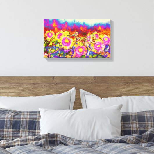 Toile Soleil Fields (Insitu(Chambre))