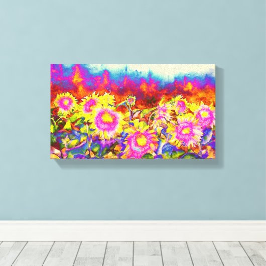 Toile Soleil Fields (Insitu (Plancher de Bois))