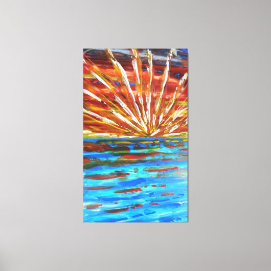 Toile Soleil impressionniste (Recto)