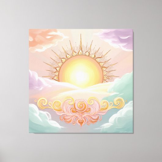Toile Soleil levant (Recto)