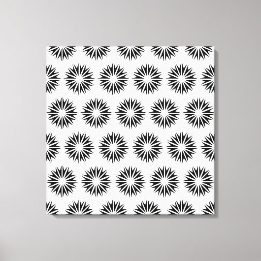 Toile Soleil moderne noir (Recto)