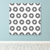 Toile Soleil moderne noir (Insitu (Plancher de Bois))
