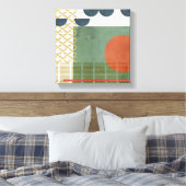 Toile Soleil Rouge III (Insitu(Chambre))