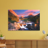 Toile Soleil sur le ruisseau Swiftcurrent (Insitu(Salon))