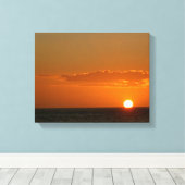 Toile Soleil sur l'eau au coucher du soleil > Imprimante (Insitu (Plancher de Bois))