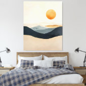Toile Soleil Tranquille Sur Horizons Superposés (Insitu(Chambre))