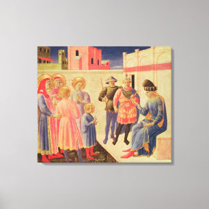 Toile Solides solubles. Cosmas et Damian avant