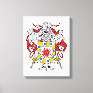 Toile Solis Family Crest