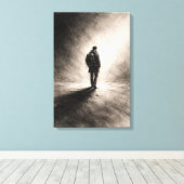 Toile Solitary Journey Sketch (Insitu (Plancher de Bois))