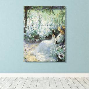Toile Solitude Délicieuse par Frank Bramley, Art Vintage