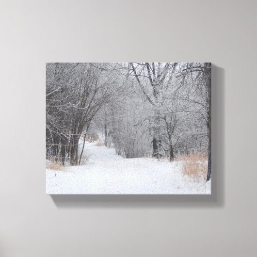Toile Solitude d'hiver (Recto)
