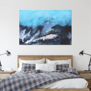 Toile Solitude hivernale
