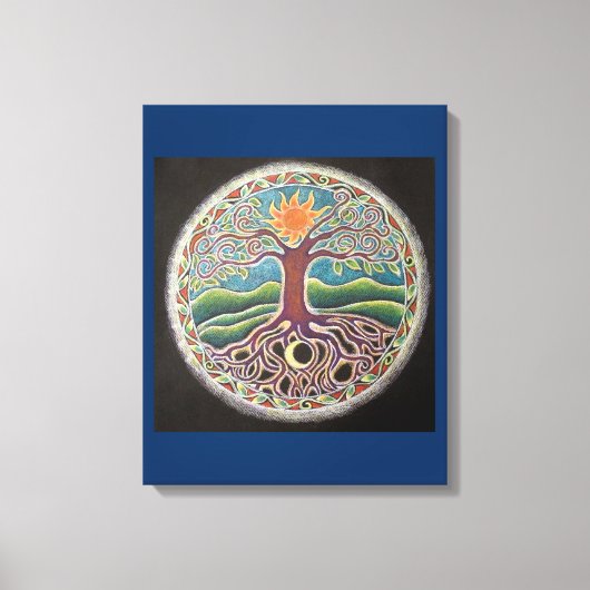 Toile Solstice Arbre de vie mMandala Canvas Prin (Recto)