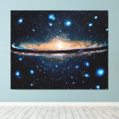 Toile sombrero galaxy (Insitu (Plancher de Bois))