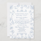 Toile Something Blue voordat ik Vrijgezellenfeest  Kaart (Voorkant)