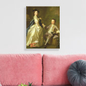 Toile Son Honneur. Rachel Hamilton et son frère (Insitu(Salon))