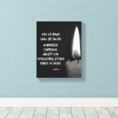 Toile Son Nom Sera Appelé Merveilleux Verset Biblique (Insitu (Plancher de Bois))