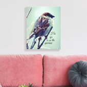 Toile Son oeil est sur le moineau (Insitu(Salon))