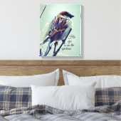 Toile Son oeil est sur le moineau (Insitu(Chambre))