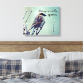 Toile Son oeil est sur le moineau (Insitu(Chambre))