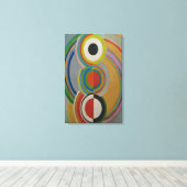 Toile Sonia Delaunay - RYTHME 1 (Insitu (Plancher de Bois))