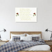 Toile Sonnet de Shakespeare # 18 (Insitu(Chambre))