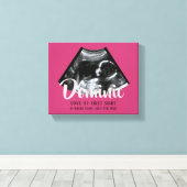 Toile Sonogramme Keepsaké Baby Ultrasound Canvas Imprime (Insitu (Plancher de Bois))
