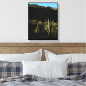 Toile Sonoran Desert Scène avec Saguaro Cactus géant (Insitu(Chambre))