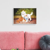 Toile Sophie vintage Sperlich Kittens (Insitu(Salon))