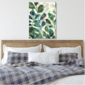 Toile Sophistication verdoyante - Feuilles tropicaux (Insitu(Chambre))