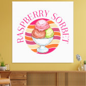 Toile Sorbet de framboise (Insitu(Salon))