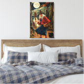 Toile Sorcière à la nuit d'Halloween (Insitu(Chambre))