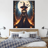 Toile Sorcière de la forêt Steampunk Halloween (Insitu(Chambre))