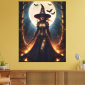 Toile Sorcière de la forêt Steampunk Halloween (Insitu(Salon))