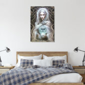 Toile Sorcière, Imaginaire foncé femme, Oracle (Insitu(Chambre))